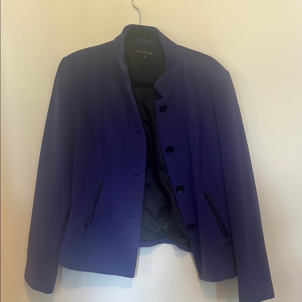Lafayette 148 New York Purple Blazer